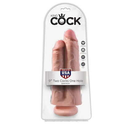 Pene Doble Two Cocks One Hole Natural 9