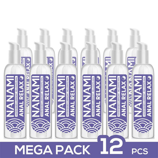Pack 12 Lubricante Anal Relajante Extra Dilatacion Base Agua 150 ml