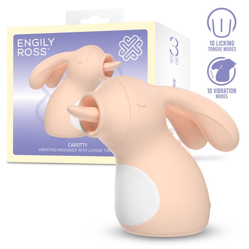 Carotty Masajeador con Vibracion y Licking