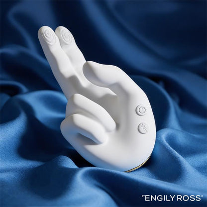 Flirty Hand Estimulador Finger con Efecto Calor
