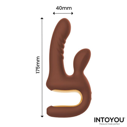 Mocca Vibrador con Thrusting y Mango Ergonomico USB