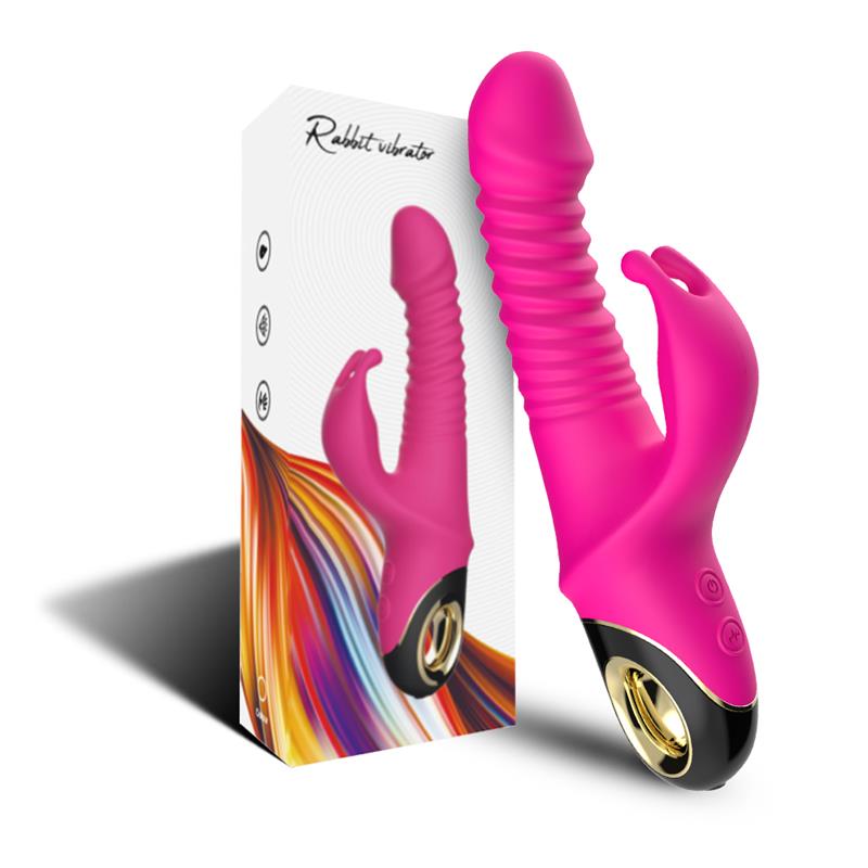 Vibrador con Thrusting y Oscilacion 360º Rosa
