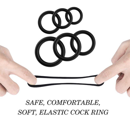 Set de 6 Anillos para el Pene