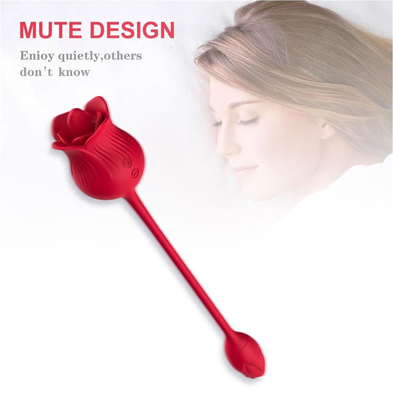 Rosa con Licking y Huevo Vibrador USB