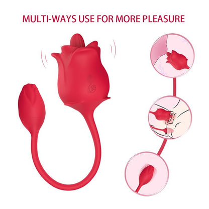 Rosa con Licking y Vibracion USB
