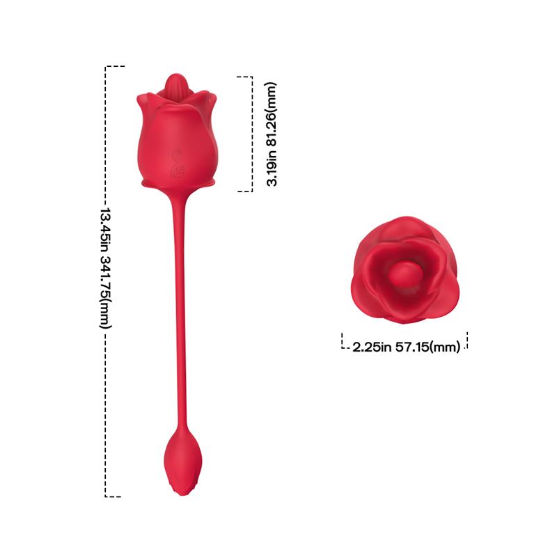 Rosa con Licking y Vibracion USB