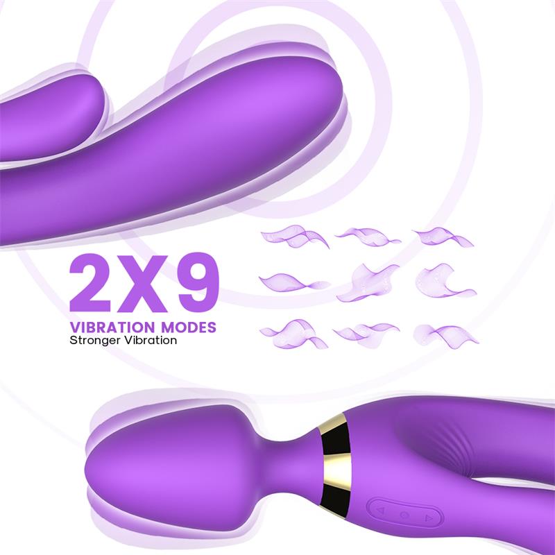 Masajeador y Vibrador Purpura