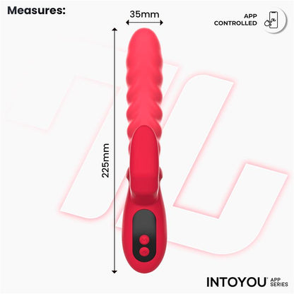 Tingly Vibrador con Finger y Movimiento Waving con APP