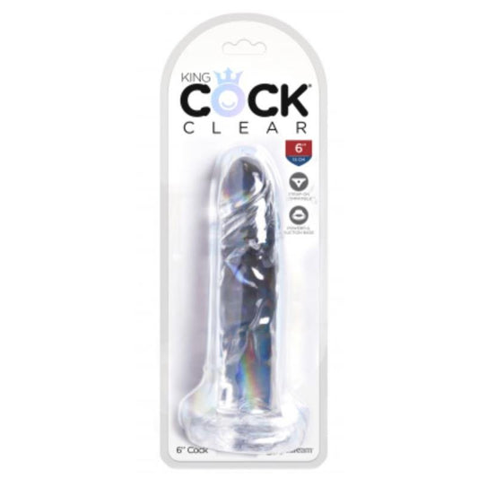 Dildo Realista 6 Transparente