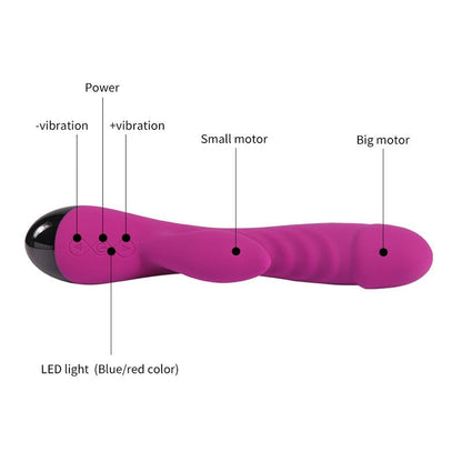 Vibrador Silicona USB Yan 20 cm