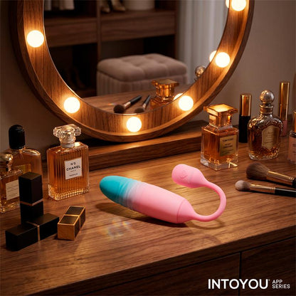 NexEgg Motion Huevo Vibrador con Thrusting App Rosa Turquesa