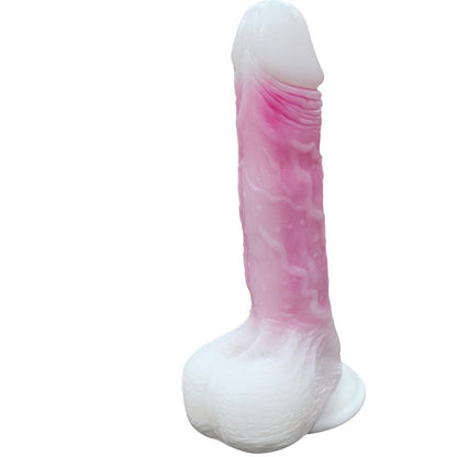 Dildo Doble Capa con Vibracion Thrusting y Calor 215 cm
