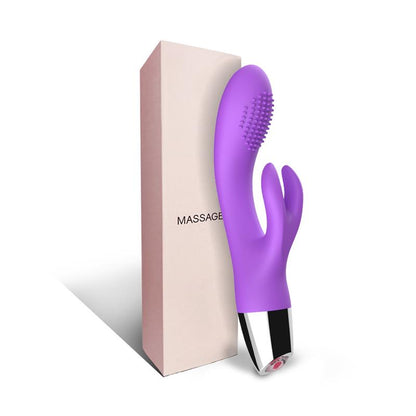 Vibrador Conejito Flexible Purpura