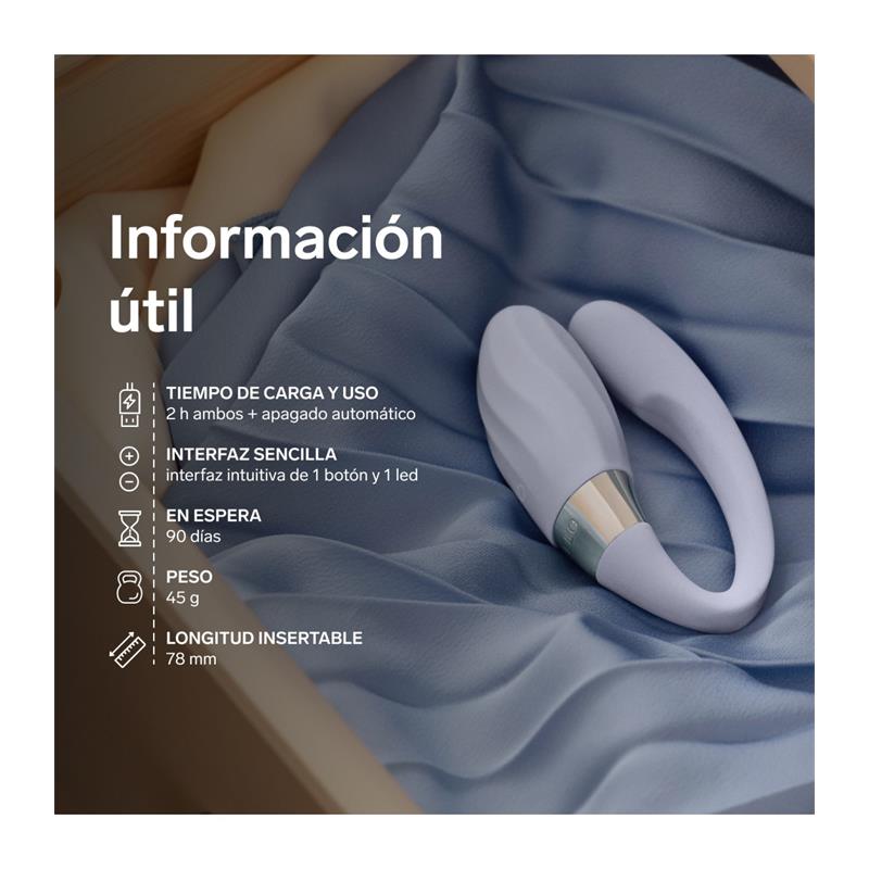 Juguete para Parejas Tiani Twist APP Sea Foam