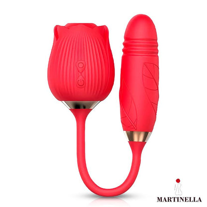 Rosa con Succion con huevo con Thrusting USB