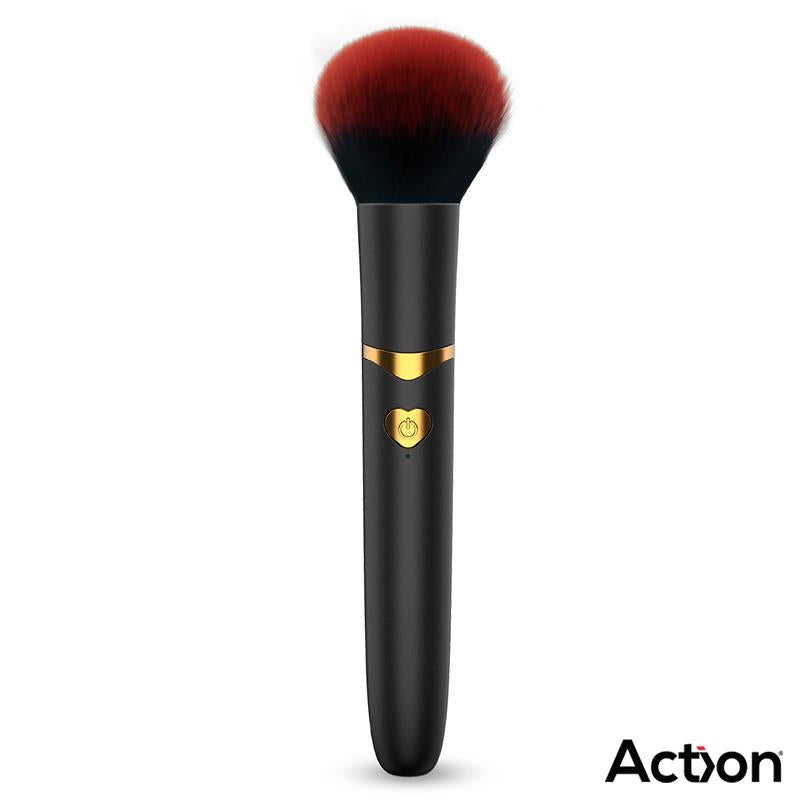Secret Noir Estimulador Brocha de Maquillaje con Vibracion Negro
