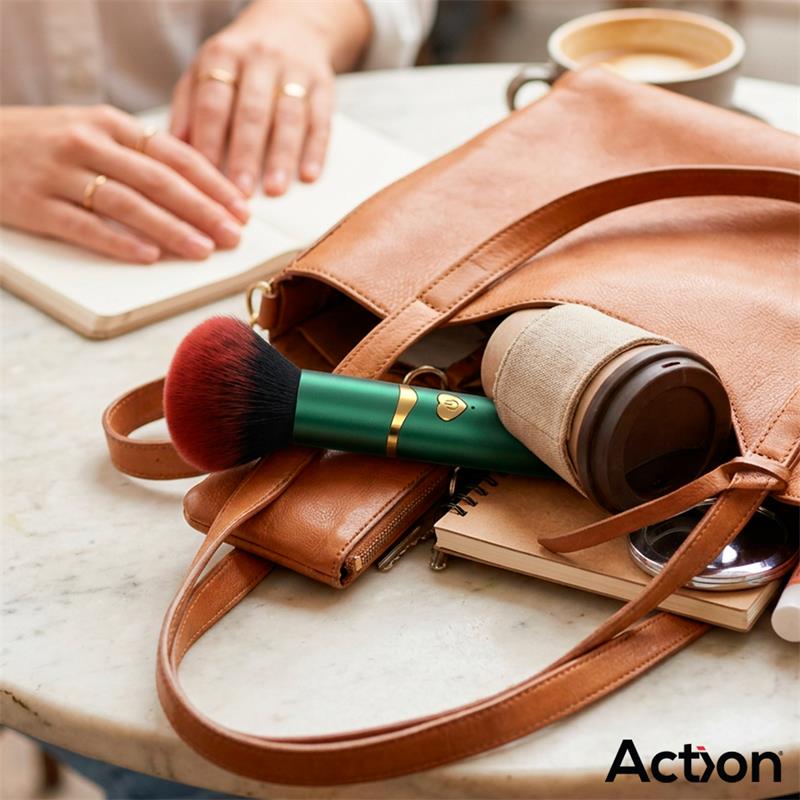 Secret Vert Estimulador Brocha de Maquillaje con Vibracion Verde