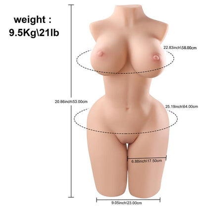 Melissa Torso Vagina y Ano 82 kg