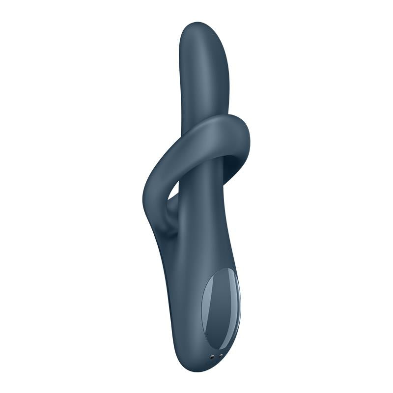 Heat Flex 4 Vibrador con Rotacion y Calor Gris