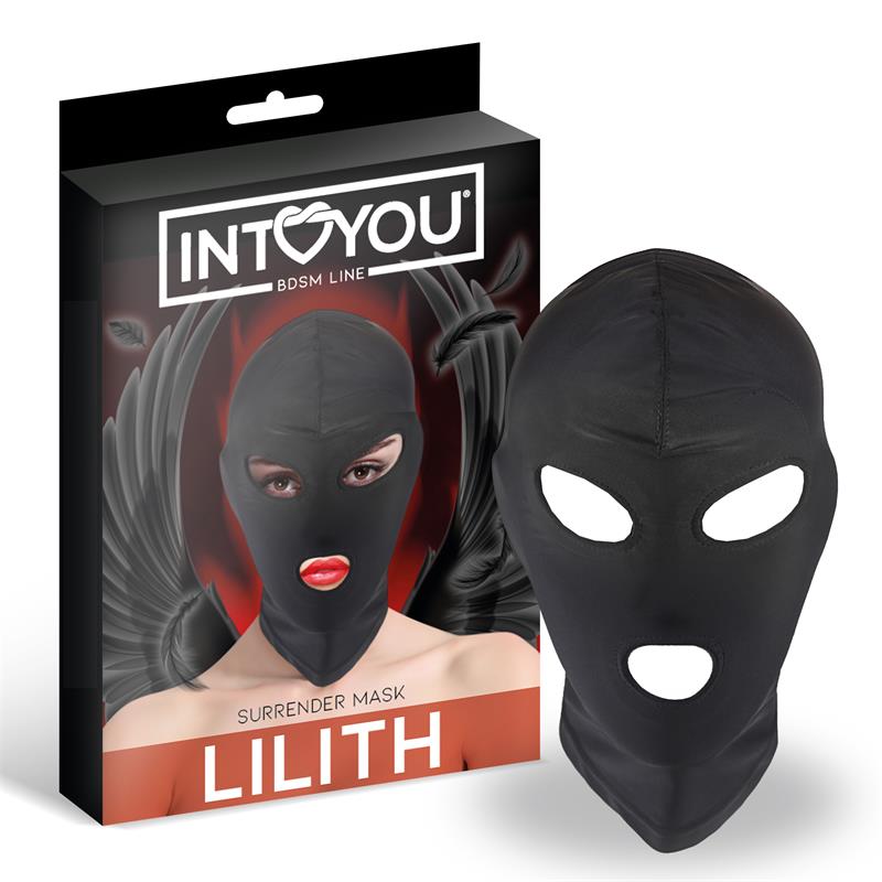 Lilith Mascara de Incognito Abertura en la Boca y Ojos Color Negro