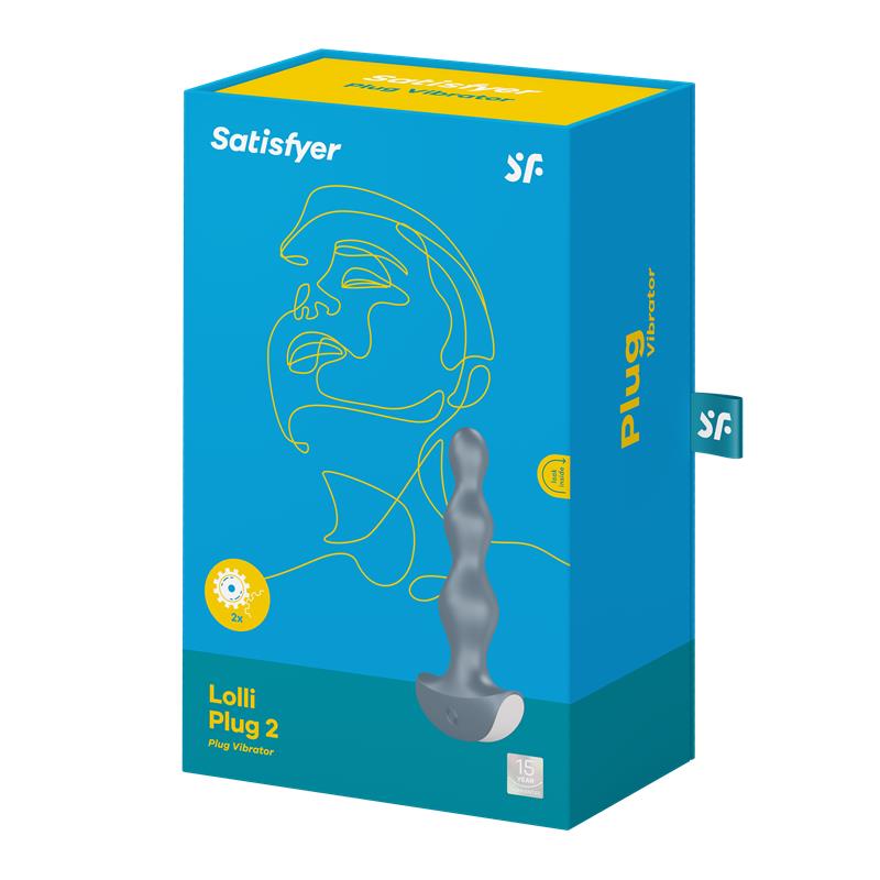 Plug Anal con Vibracion Lolli Plug 2 Ice